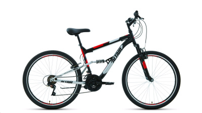 20 ALTAIR MTB FS 20 disc (рост 14" 6ск.) 2020-2021, синий/красный Велосипед