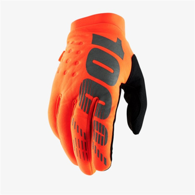 100% Brisker Youth Glove (Fluo Orange, M, 2021 (10016-260-05))подростковые