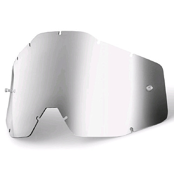 Линза зеркальная 100% RC/AC/ST Anti-Fog Silver
