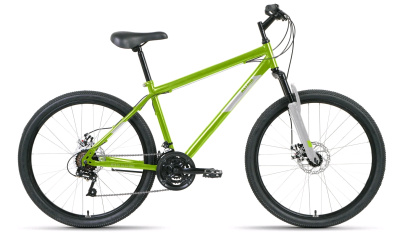 26 ALTAIR MTB HT 26 2.0 D (26" 21 ск. рост. 19") 2022, зеленый/серый, RBK22AL26115 Велосипед