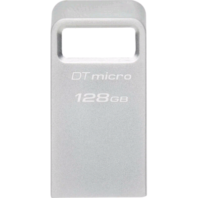 128GB Kingston DataTraveler Micro DTMC3G2/128GB USB3.0 серебристый