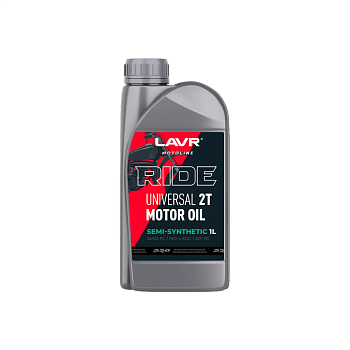 LAVR MOTO Моторное масло RIDE UNIVERSAL 2T FC 1л (арт.Ln7741)