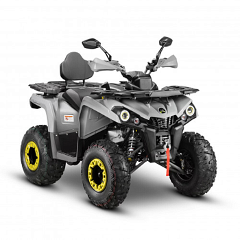 GLADIATOR F200 LUX (Лебедка, Спинка, Зеркала, Накладки на багажник) Серый