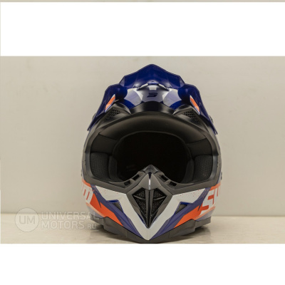 SHOT PULSE AIRFIT(синий/белый/оранжевый глянцевый, L, A07-21D1-C01-10)
