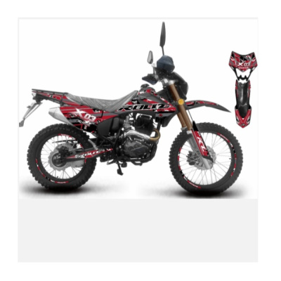 Roliz SPORT-003 *PRO* (Zongshen ZS177FMN, PR300 PRO, 300сс, 28л.с.) 21/18 с ЭПТС. BLACK+RED