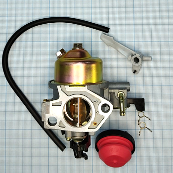 Карбюратор для бензинового двигателя 188F/190F (с краником, с праймером без вакуумного регулятора) 