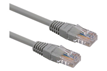 Патч-корд UTP 5e 1m gray SPARKS SP3050