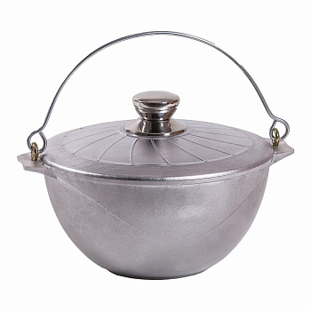 Казан алюм  8,0л походный литой с крыш. Мечта