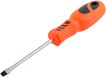Отвертка, CrV сталь, пластиковая ручка SL5 x 100 мм