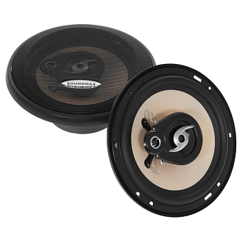Soundmax SM-CSA603 180Вт 91дБ 4Ом 16см (6дюйм) (ком.:2кол.) коаксиальные трехполосные