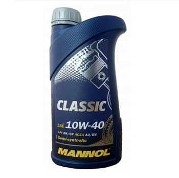 MANNOL CLASSIC 10W40 Масло моторное п/c1л (арт.7501/1100)