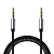 Аудиокабель (3.5mm Jack M - 3.5mm Jack M) 1.8м витой Jet.A JA-AC03 Black