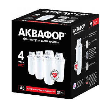 Аквафор A5 для кувшинов ресурс:350л (упак.:4шт)