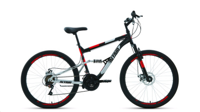 20 ALTAIR MTB FS 20 disc (рост 14" 6ск.) 2020-2021, синий/красный Велосипед