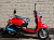 VENTO RETRO 49cc (150) сигнализация, кофр (RED (Вишня)) скутер