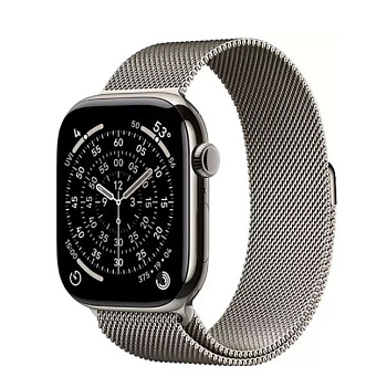 Apple Watch S11 46mm Natural Milanese Loop (M/L)