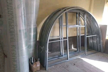Каркас теплицы 20*40 мм, шаг 0,6 м, База 3*6 м