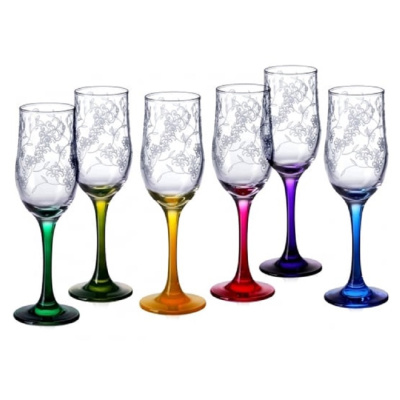 Набор бокалов 200мл 6шт арт 1712-Н9 Микс