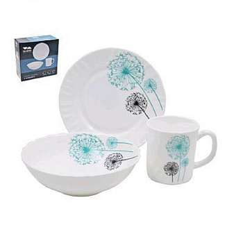 Набор для завтрака 3пр 3PCB 7007 Одуванчики 99314