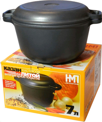 Нева металл 7л с крышкой 6870