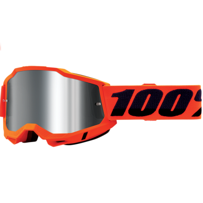 100% Accuri 2 Goggle Neon Orange / Mirror Silver Lens (50221-252-05)