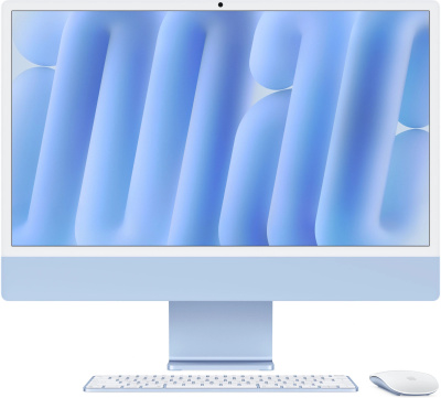 Apple iMac A3137 24" 4.5K M4 10 core (4) 16Gb SSD512Gb 10 core GPU macOS WiFi BT 143W кл (MWV33ZP/A)