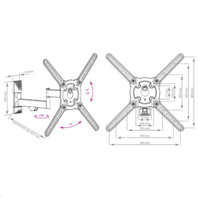 Holder LCDS 5019 белый