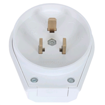 Комплект подключения плиты с заземлением скрытая установка цвет белый