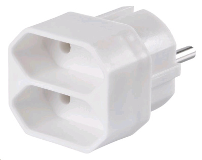 Buro BU-PS2F-W (2 РОЗЕТКИ) БЕЛЫЙ (ПАКЕТ ПЭ)