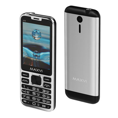 Maxvi X10 metallic silver