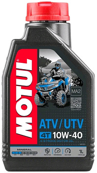 MOTUL ATV-UTV 4T 10W40 Масло моторное мин. 1л (арт.105878)