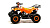 Motoland 50 SCORPION оранжевый Квадроцикл