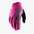 100% Brisker Womens Glove  (Neon Pink/Black, XL, 2021 (11016-263-11)) мотоперчатки
