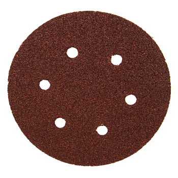 Шлифлист Redverg для эксцентриковых шлифмашин 6 отверстий 150мм Р40 (5шт)(920551)