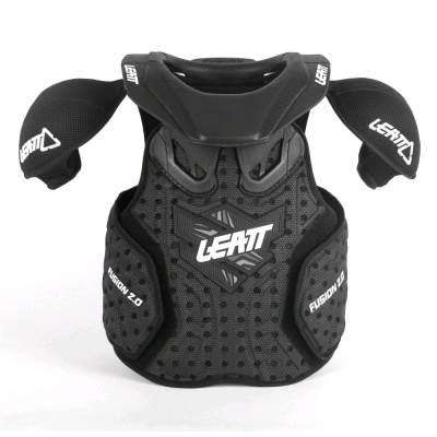 Leatt Fusion Vest Junior 2.0 (Black, S/M, 2026 (1018010001))подростковый