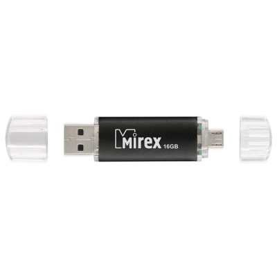 16GB Mirex Smart Черный USB/microUSB (13600-DCFBLS16)
