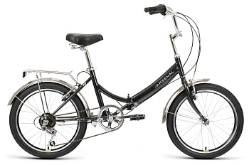 20 FORWARD ARSENAL 20 2.0 (20" 6 ск. рост. 14") 2022, черный/зеленый, RBK22FW20533 Велосипед
