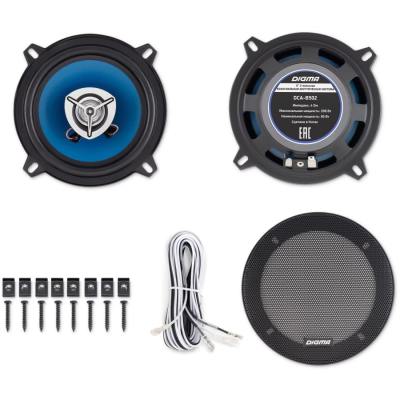 Digma DCA-B502 200Вт 90дБ 4Ом 13см (5дюйм) (ком.:2кол.) коаксиальные двухполосные