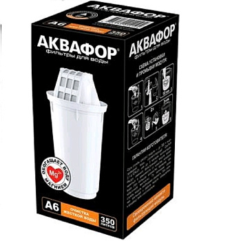 Аквафор A6 для кувшинов ресурс:350л (упак.:1шт)