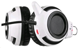 Oklick HS-G300 ARMAGEDDON белый/черный 2.3м мониторы оголовье (AH-V1W) Наушники