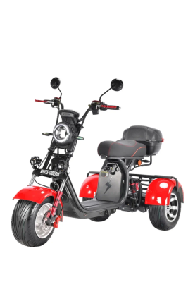 White Siberia Pro Trike 3000W Red