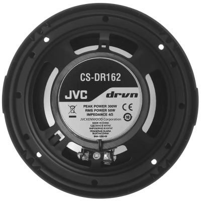 JVC CS-DR162 300Вт 88дБ 4Ом 16см (6дюйм) (ком.:2кол.) коаксиальные двухполосные