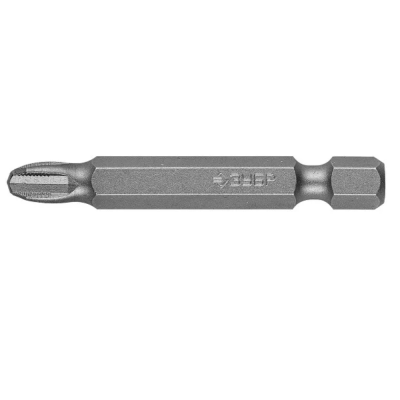 Биты кованые, E 1/4", PH3, 50мм, 2шт "МАСТЕР" (Зубр) # М 26001-3-50-2
