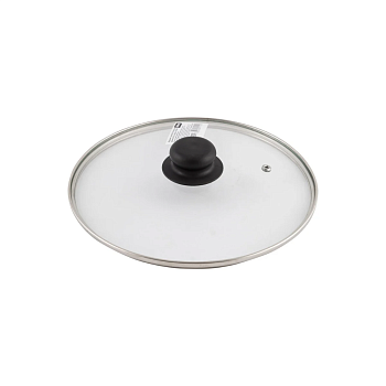 Mallony 987017 24см, стекло/металл/пластик, метал.обод, паровыпуск