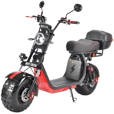 White Siberia Pro 2WD 4000W черный с красной полосой