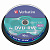 DVD-RW Verbatim 4.7Gb 4x Cake Box (10шт) 43552 диск
