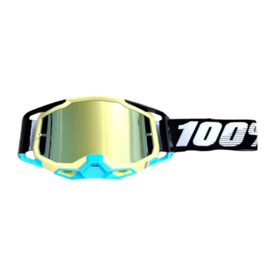 100% MX RACECRAFT-2 01-01 (Цвет: желтый/бирюзовый)