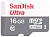 micro SDHC 16Gb Class10 Sandisk SDSQUNS-016G-GN3MN Ultra 80 w/o adapter Флеш карта
