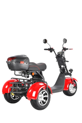 White Siberia Pro Trike 3000W Red