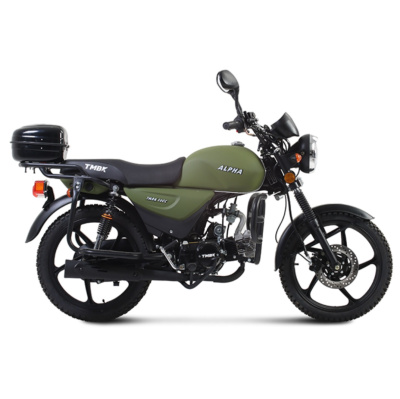 Мопед TMBK ALPHA 48/110. LED. Army Green (арт.000079) 